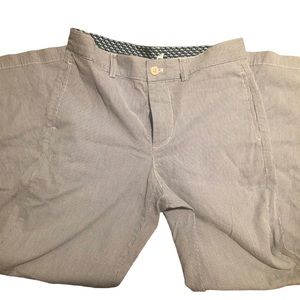 Boys Vineyard Vines navy blue/white striped pants.